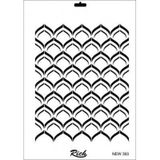 Rich New Seri N 393 35x25 cm Stencil