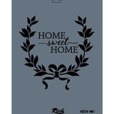 Rich New Seri N-401 35x25 cm Stencil