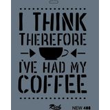 Rich New Seri N-408 25x35 cm Stencil