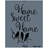 Rich New Seri N-429 35x25 cm Stencil