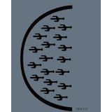 Rich New Seri N-432 35x25 cm Stencil
