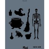 Rich New Seri N-459 35x25 cm Stencil
