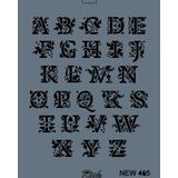 Rich New Seri N-465 35x25 cm Stencil
