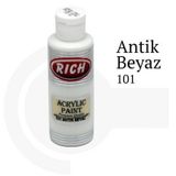 Rich No:101 Antik Beyaz 130ml Akrilik Boya