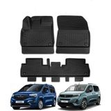 Rich Oto Paspas Opel Combo E 3D Havuzlu Paspas 2019 2020 2021 2022 2023 2024 2025 2026 Model Kokusuz - Siyah