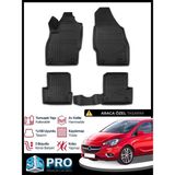 Rich Oto Paspas Opel Corsa E 3D Havuzlu Paspas 2014 2015 2016 2017 2018 2019 Model Kokusuz - Siyah