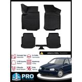 Rich Oto Paspas Vw Golf 4 3D Havuzlu Paspas 1997 1998 1999 2000 2001 2002 2003 Model - Siyah