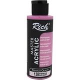 Rich Pembe Boya Akrilik 120CC Master N:138 Yoğun Pigment ve Üstüm Kapatıcılık