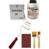 Rich Selfy Decor Antik Beyaz Vernikli Boya 1750 gr Rulo Fırça Mobilya Dolap Boyama Seti