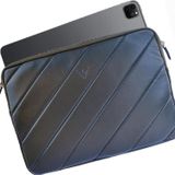 RİCH SMİTH ® GERÇEK DERİ 13" LAPTOP VE A4 EVRAK EL ÇANTASI CLUTCH / 6218 LACİVERT (ŞERİT KUZU)