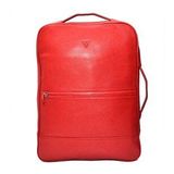 RİCH SMİTH ® GERÇEK DERİ 15" LAPTOP SIRT ÇANTASI / 3018 KIRMIZI (PARLAK ARSEL)