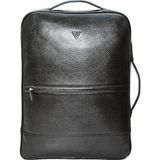 RİCH SMİTH ® GERÇEK DERİ 15" LAPTOP SIRT ÇANTASI / 3018 SİYAH (PARLAK ARSEL)