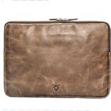 RİCH SMİTH ® GERÇEK DERİ LAPTOP ASKILI CLUTCH ÇANTA / 6218 KAHVE (DUMANLI)