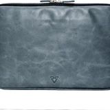 RİCH SMİTH ® GERÇEK DERİ LAPTOP ASKILI CLUTCH ÇANTA / 6218 SİYAH (DUMANLI)