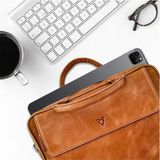 RİCH SMİTH ® GERÇEK DERİ LAPTOP ASKILI EVRAK ÇANTASI / 1717 TABA (DUMANLI)