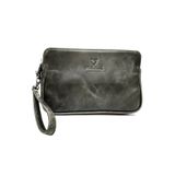 Rich Smith ® Gerçek Deri Tutaçlı Clutch El Çantası Cute / Siyah (dumanlı Parlak) 3418