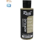 Rich Sütlü Kahve Boya Akrilik 120CC Master N:129 Yoğun Pigment ve Üstüm Kapatıcılık