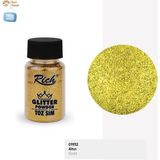Rich Toz Sim Glitter Powder Altın Gold 50CC