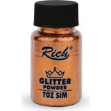 Rich Toz Sim Glitter Powder Bakır Bronz 50CC