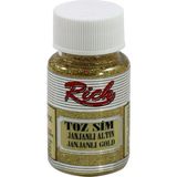 Rich Toz Sim Janjanlı Altın İnce Taneli Dekoratif Süsleme Malzemesi 50 cc