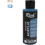 Rich Turkuaz Boya Akrilik 120CC Master N:190 Yoğun Pigment ve Üstüm Kapatıcılık