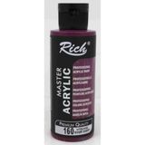 Rich Vişne Boya Akrilik 120CC Master N:160 Yoğun Pigment ve Üstüm Kapatıcılık