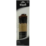 Rich Yan Kesik Fırça Yeni Seri 04 6 Lı 2-4-6-8-10-12 Numara Set4-01321