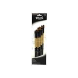 Rich Yeni Seri Kedi Dili Yağlıboya - Akrilik Fırça Seti 6 Lı Set (No : 2,4,6,8,10,12) SET6-70-11220