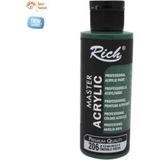 Rich Zümrüt Boya Akrilik 120CC Master N:206 Yoğun Pigment ve Üstüm Kapatıcılık