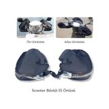 Richa Lns Motosiklet Scooter El Rüzgarlığı Büzgülü Model Kalın
