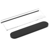 Richboom Ergonomik Bilgisayar Klavye Standı - Kolay Yazma için Tilt PC Klavye Standı Yükseltici, Ofis Masası, Ev, Okul için Akrilik Klavye Tepsi Tutacağı, Silikon Kaymaz Kılıflı, Şeffaf
