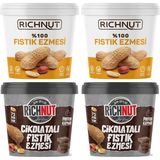 Richnut 4 kg Fıstık Ezmesi Paketi (2 Adet Çikolatalı -2 Adet Sade)