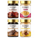 Richnut 4'Lü Avantaj Paketi (%100 Tahin, Fıstık Ezmesi, Harnup Özü, Hurma Özü)