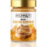 Richnut Ballı Fıstık Ezmesi 300 gr Katkısız Şekersiz Doğal İçeriklerle Sağlıklı Atıştırmalık