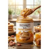Richnut Ballı Fıstık Ezmesi 300 Gr (Katkısız, Şekersiz, Doğal)