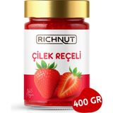 Richnut Çilek Reçeli 400 gr Katkı Koruyucu Renklendirici İçermez Doğal Lezzet