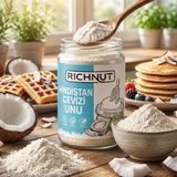 Richnut Hindistan Cevizi Unu 140 gr Glütensiz Düşük Karbonhidratlı Doğal Alternatif
