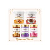 RİCHNUT Ramazan Paketi ( 1 Kg Fıstık Ezmesi, 1 Kg Hurma Ezmesi, Lavanta Özü, Gül Reçeli ve İncir Reçeli)