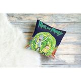 Rick And Morty Desenli Kare Yastık Kılıfı - 43 x 43