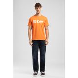 Rıcky Erkek High Rise Straight Fit Pamuklu Jean Pantolon Mavi-SiYah