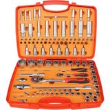 Rico 006-RC1011 110PC 1/2” & 1/4” 6 Köşe Lokma Takımı - Gri