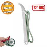 Rico 013-Kk1118 Kayisli Kemerli Filtre Anahtari 12" Araba Mazot Yag Filtre Sokme Sikma