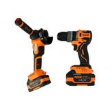 Rico 028-RE0040 Şarjlı Darbeli Matkap + 4AH 20V Şarjlı Avuç İçi Taşlama Seti