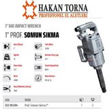 Rico 1'' Uzun Lastik Sökme Tabancası Havalı