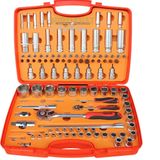 Rico 110 Parça 1/2-1/4 6 Köşe Lokma Takımı Seti