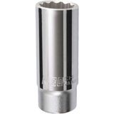 Rico 1/2" 12 Köşe Derin Lokma 27MM - Beyaz