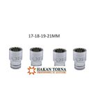 Rico 1/2 Kısa Yıldız Lokma 12 Köşe 17-18-19-21 mm