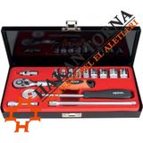Rico 1/4 Küçük Uzatmalı Lokma Cırcır Kolu 16 Parça Lokma Takımı Seti( Tekne )