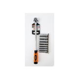 Rico 1/4 Uzun Lokma Takımı 6 Köşe 1/4 Uzun Lokma Cırcır Kolu 270MM