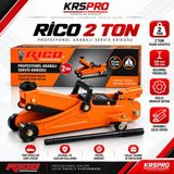Rico 2 Ton Profesyonel Arabalı Servis Krikosu